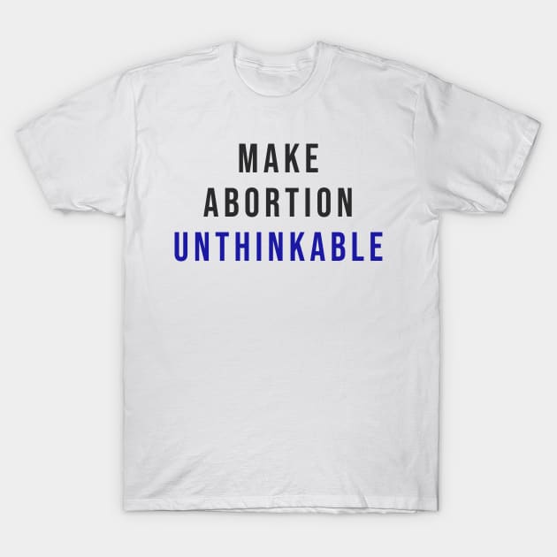 Pro Life Awareness T-Shirt by Eyanosa